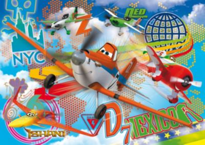 Пазл "Самолеты"  набор 12*20*24*35 деталей, Дисней