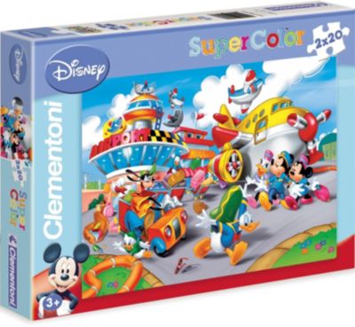 Пазл "Микки и техника"  2*20 деталей, Дисней