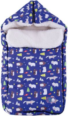 Меховой конверт Baby Nice, пингвин