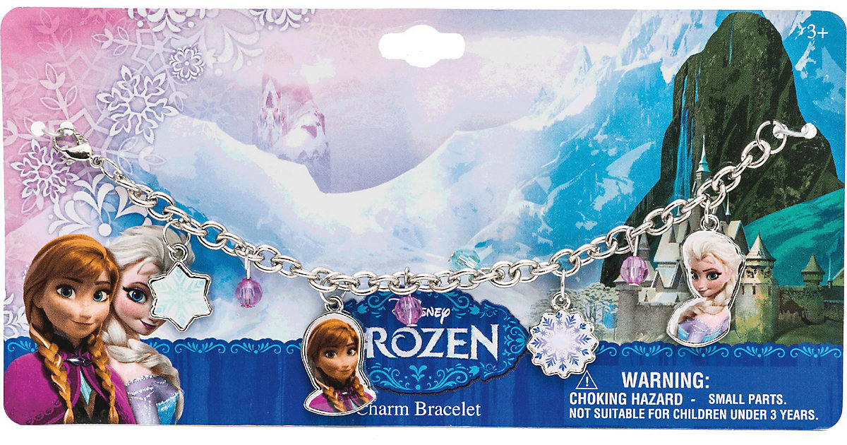 Armband in Metall mit Anhängern Disney Princess Frozen Mädchen Kinder