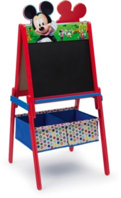 Schreib- und Magnet- Standtafel mit Aufbewahrung, Mickey Mouse, Disney