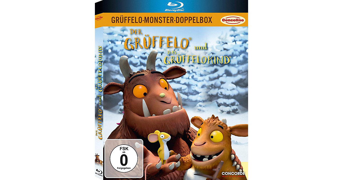 BLU-RAY Grüffelo Monster Doppel Box - Der Grüffelo & Das Grüffelokind Hörbuch
