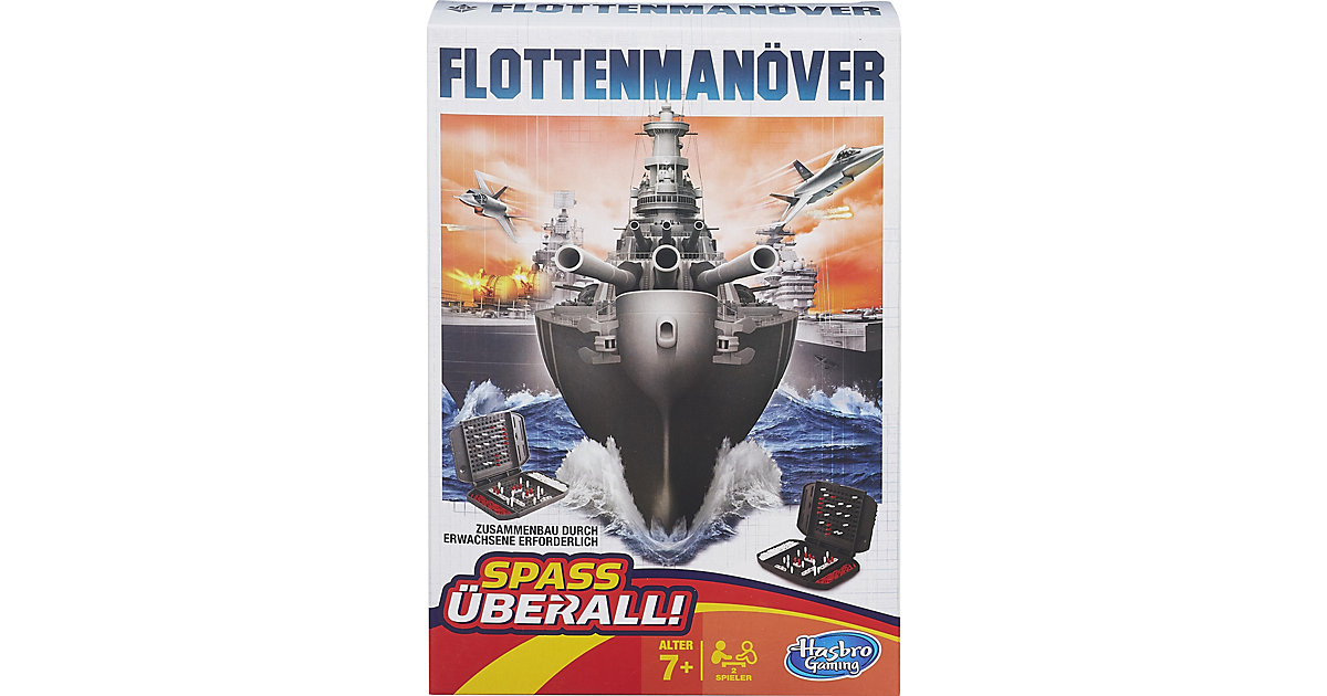 Image of Flottenmanöver Kompakt, portables Spiel 2 Spieler, lustiges Reisespiel ab 7 Jahren Kinder