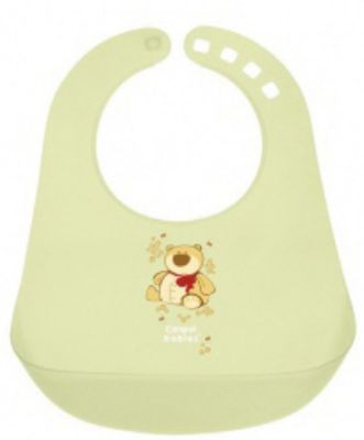 Пластиковый нагрудник, Canpol Babies, зеленый