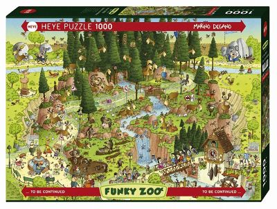 Пазл  "Лесной зоопарк",1000 деталей, Heye