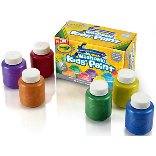 Краски с металлическим эффектом, 6 цветов, Crayola от Crayola