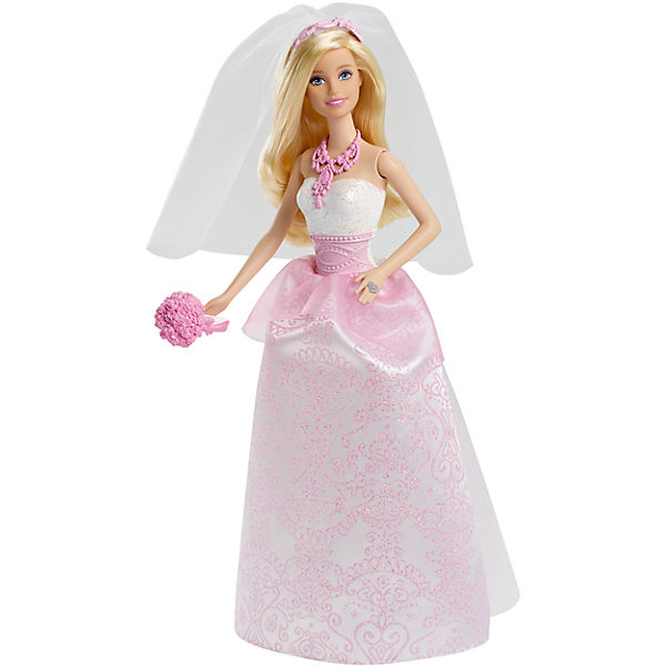 Barbie Braut Puppe (blond), Anziehpuppe, Barbie Hochzeit, Barbie Hochzeitskleid