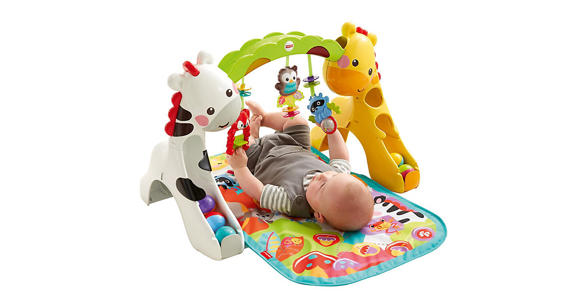 Babyspielzeug: Mattel Fisher-Price - 3-in-1 Erlebnisdecke