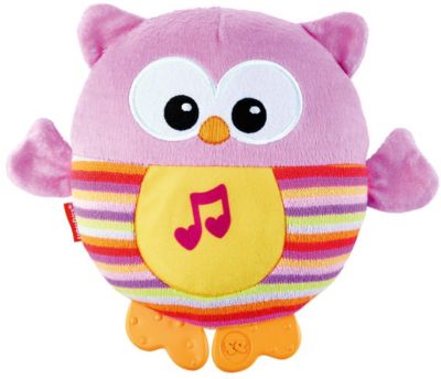 Fisher-Price Leuchtende Kuschel-Eule, pink