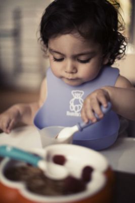 Мягкий нагрудник с карманом, BabyBjorn, фиолетовый