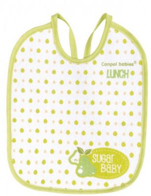 Нагрудник х/б махровый Фрукты, 3 шт., Canpol Babies