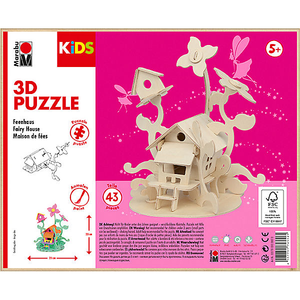 KIDS 3D Puzzle Feenhaus
