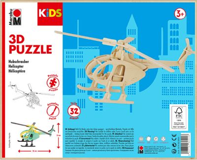 KIDS 3D Puzzle Helikopter