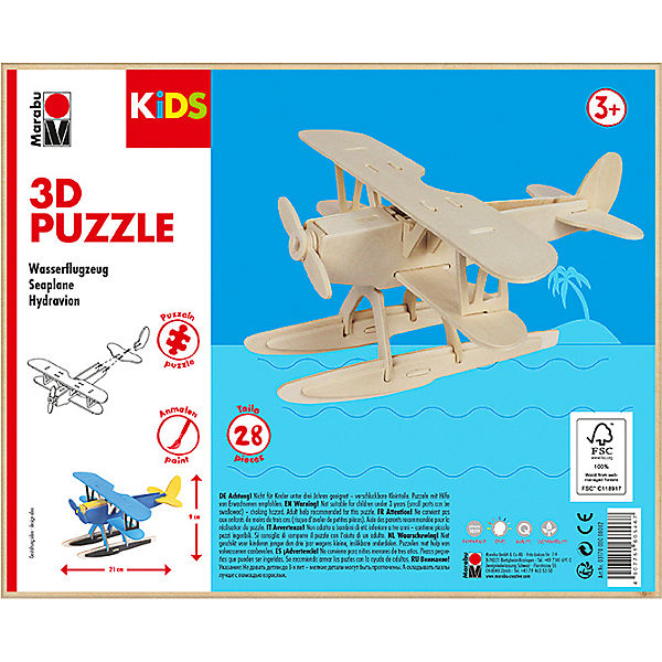 KIDS 3D Puzzle Wasserflugzeug