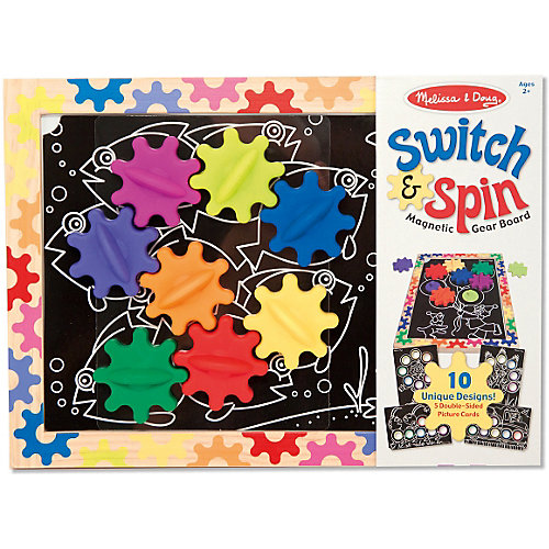 Колесики на магнитах в рамке, Melissa & Doug от Melissa & Doug
