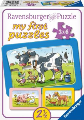 Puzzle Holz Holzpuzzle Kinderpuzzle Erstes Puzzle 3 Teile ab 18 Monate 