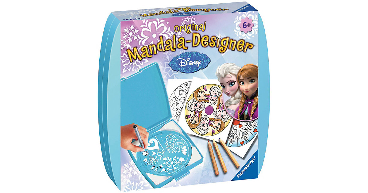 Mandala-Designer® Mini Set mit 1 Schablone, Disney Die Eiskönigin
