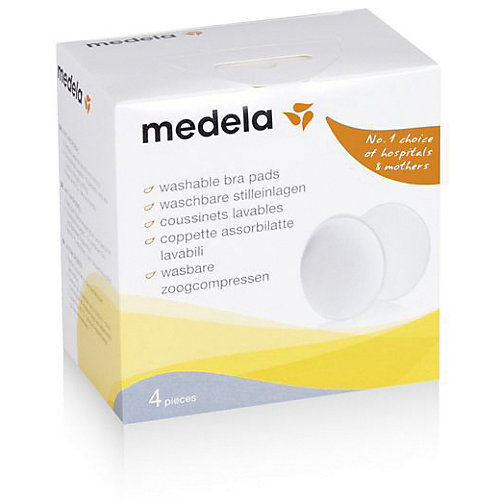 Многоразовые стирающиеся грудные прокладки 4шт/уп, Medela от Medela