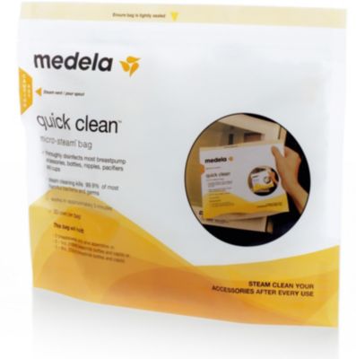 Пакеты  Quick Clean для стерилизации в микроволновой печи. 5 шт/уп, Medela