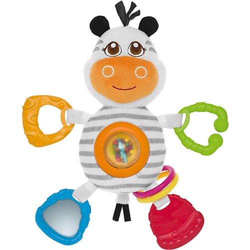Мягкая игрушка-погремушка "Зебра", Chicco от CHICCO