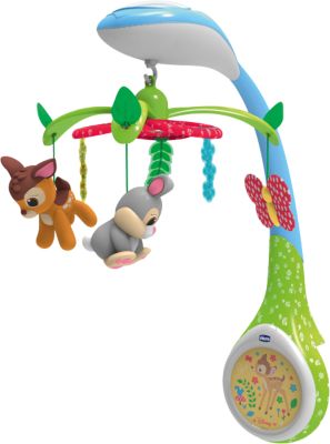 Игрушка-проектор для кроватки "Бэмби", Disney, CHICCO