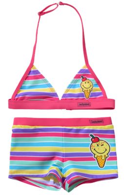 SMILEY WORLD Kinder Bikini pink-kombi Gr. 152 Mdchen Kinder