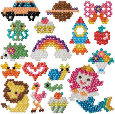 Spielzeug Bugelperlen Aquabeads Vorlagen Mit 100 Motiven Motivvorlage Bastelvorlage Softland La