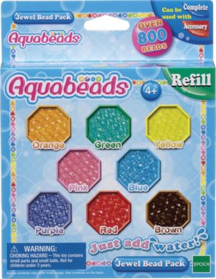 Spielzeug 32508 600 Ersatzperlen Nachfüll Set Basteln Aquabeads Rote Perlen 