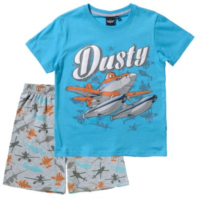 PLANES Schlafanzug hellblau Gr. 104 Jungen Kleinkinder