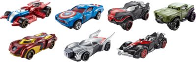 Машинки героев Marvel в ассортименте, Hot Wheels