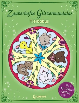 Buch - Zauberhafte Glitzermandalas: Tierbabys