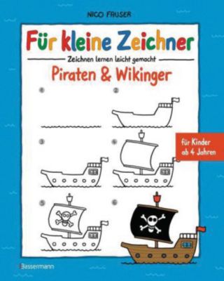 Buch - Für kleine Zeichner: Piraten & Wikinger