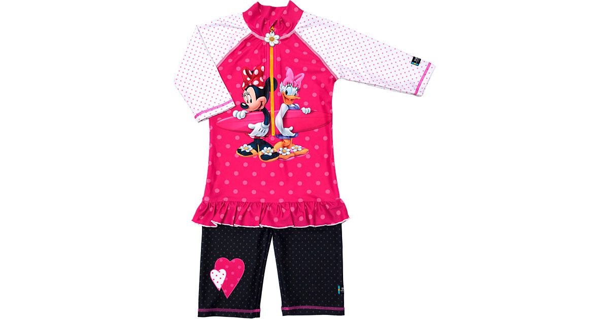Schwimmanzug Minnie mit UV-Schutz pink Gr. 98/104 Mädchen Kleinkinder