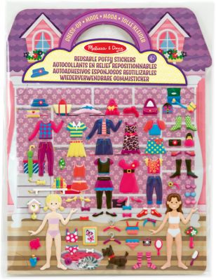 Набор со стикерами и фоном "Магазин одежды", Melissa & Doug