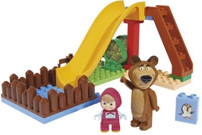 Конструктор Маша и Медведь, Бассейн, 29 деталей, BIG