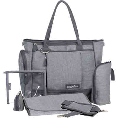 Wickeltasche Essential Bag, grau meliert