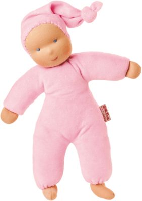 Stoffpuppe Organic Schatzi rosa, 35 cm