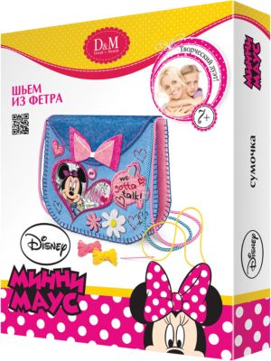 Шьем сумочку "Минни на прогулке", Минни Маус