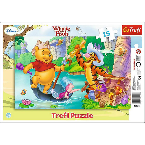 Rahmenpuzzle 15 Teile - Winnie the Pooh