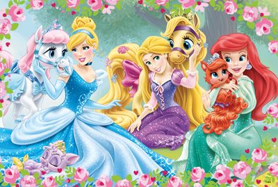 Пазлы Trefl Макси - Прекрасные принцессы, 24 элемента