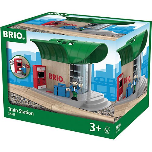 Игровой набор Brio "Железнодорожная станция с билетной кассой" от BRIO