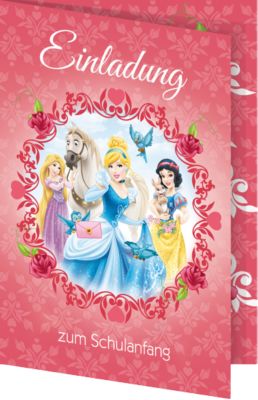 Einladungskarte Disney Princess 5 Stuck Inkl Umschlag Disney Princess Mytoys