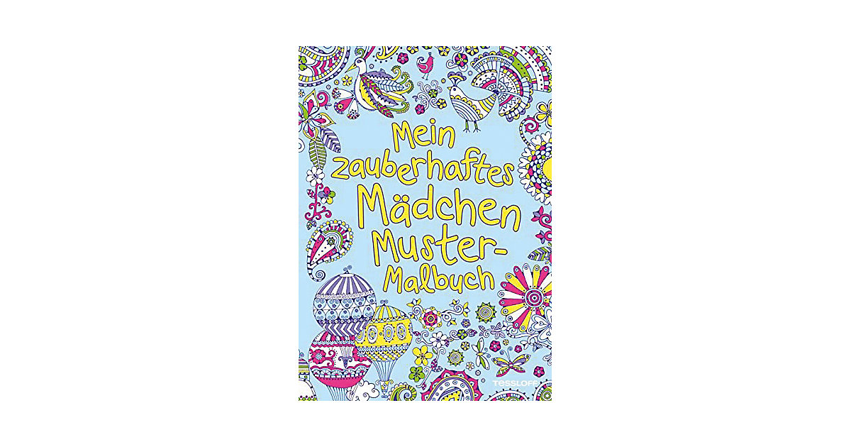 Buch - Mein zauberhaftes Mädchen Muster-Malbuch
