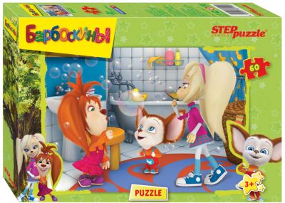 Пазл "Барбоскины", 60 деталей, Step puzzle