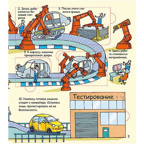Книга со створками "Секреты машин" от Робинс