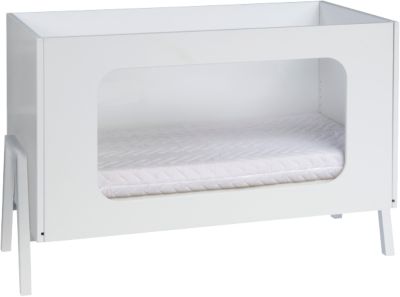 Kinderbett Holly White, mit Pflexiglasfllung, 60x120 cm, wei Gr. 60 x 120
