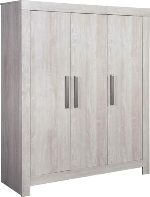 Kleiderschrank Nordic Cascina 3-trg., Cascina Pinie grau