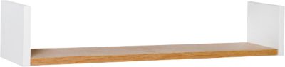 Wandbord Eco Plus, wei/Halifax Eiche holzfarben