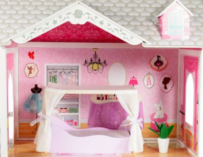 myToys Großes Puppenhaus inkl. Möbel, für 29cmPuppen