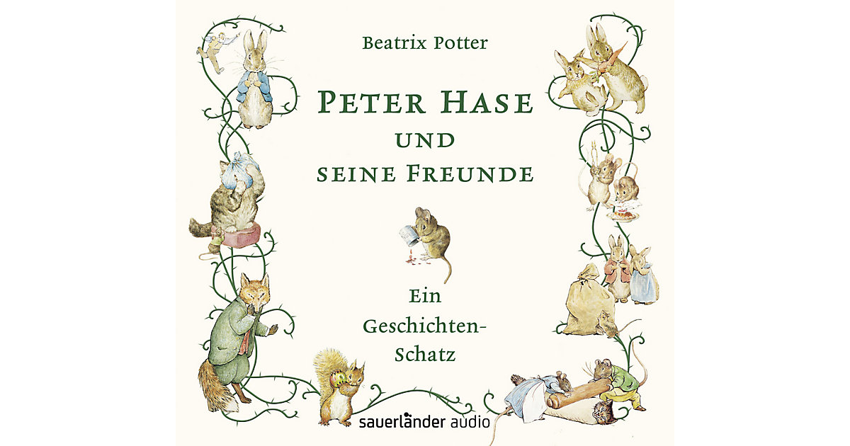 Peter Hase und seine Freunde, 1 Audio-CD Hörbuch